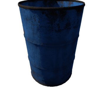 Barrel Open Old Blue B
